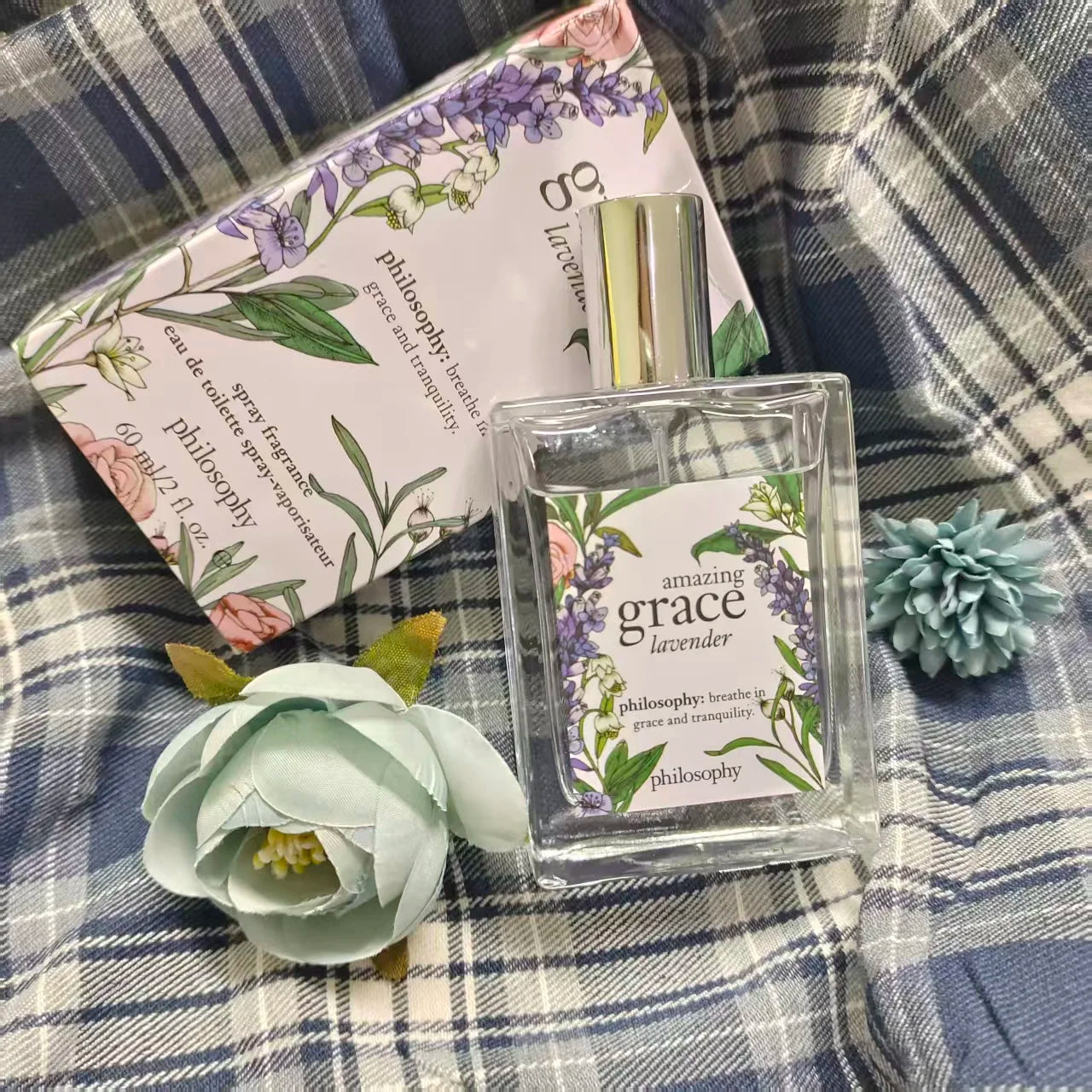 Amazing Grace Women's Eau de Toilette - Long-Lasting Floral Perfume with Bergamot, Muguet (Lilac) & Musk - Everyday & Special O