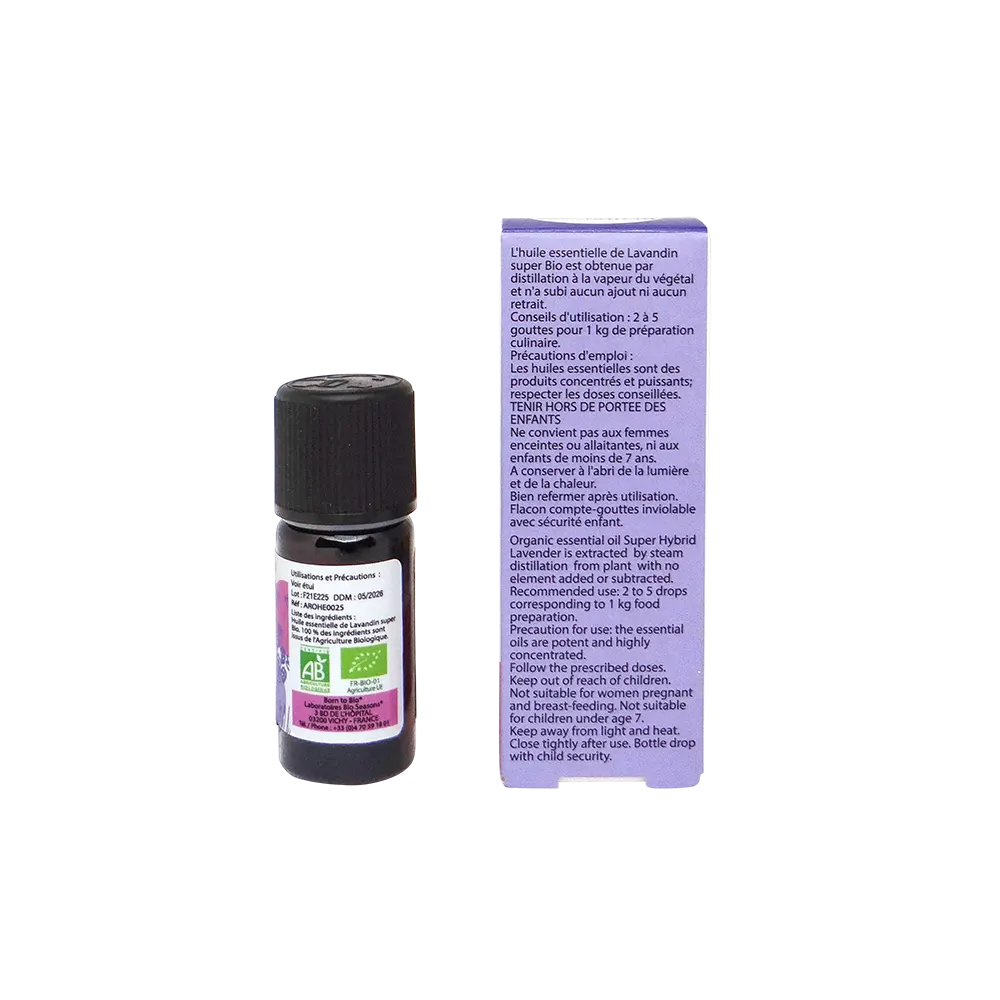 Certified Organic Lavandin Super Essential Oil