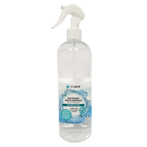 Multi-surface disinfectant cleaning spray