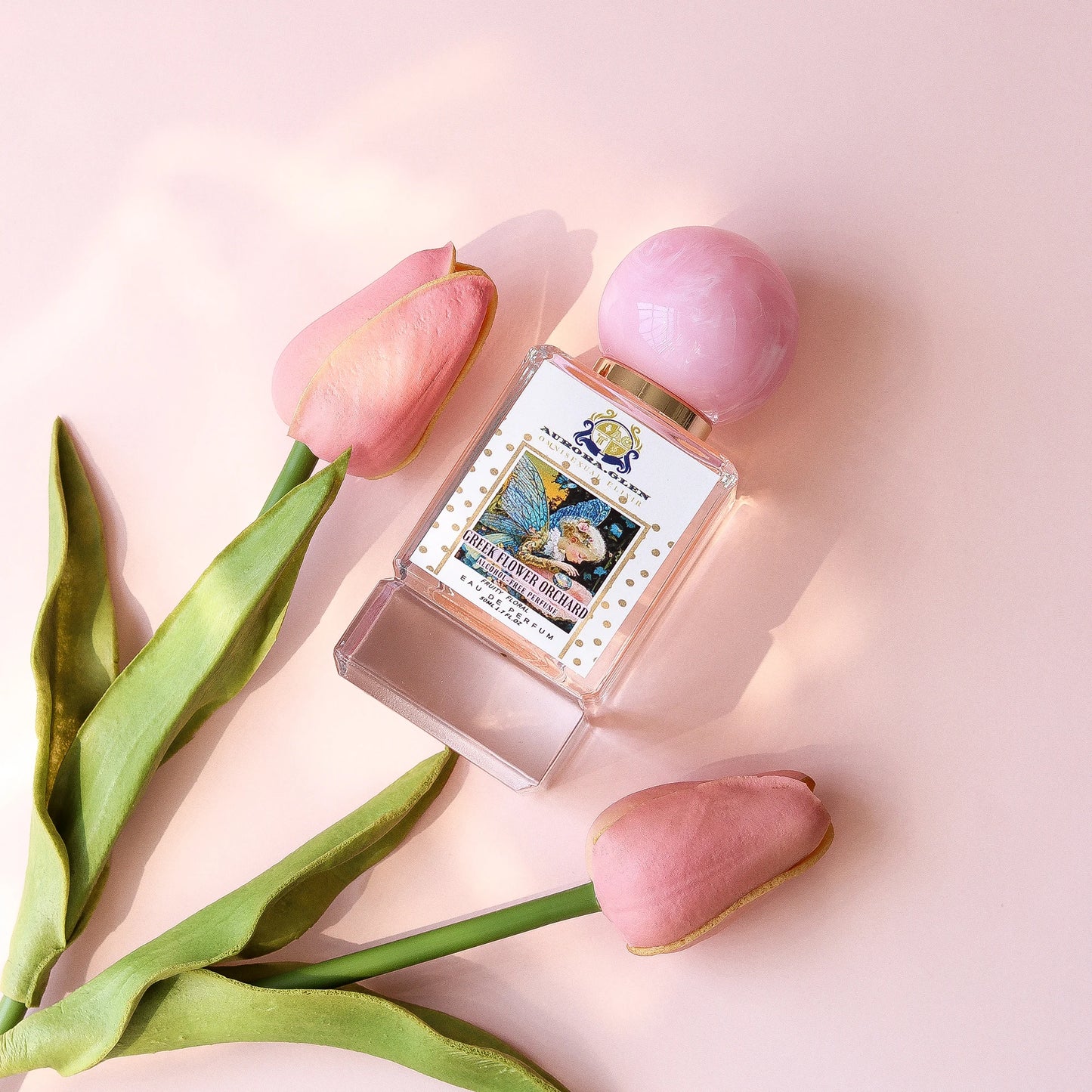 Greek Flower Orchard Alcohol-Free Perfume Women's Floral Fruity Perfume Long Lasting with Jasmine Rose Musk - Luxury Fragrance