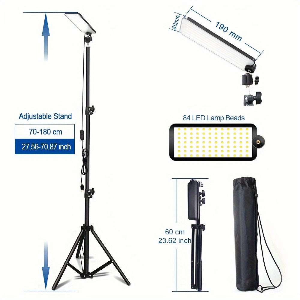 NNETM Portable LED Telescopic Camping Light with Stand