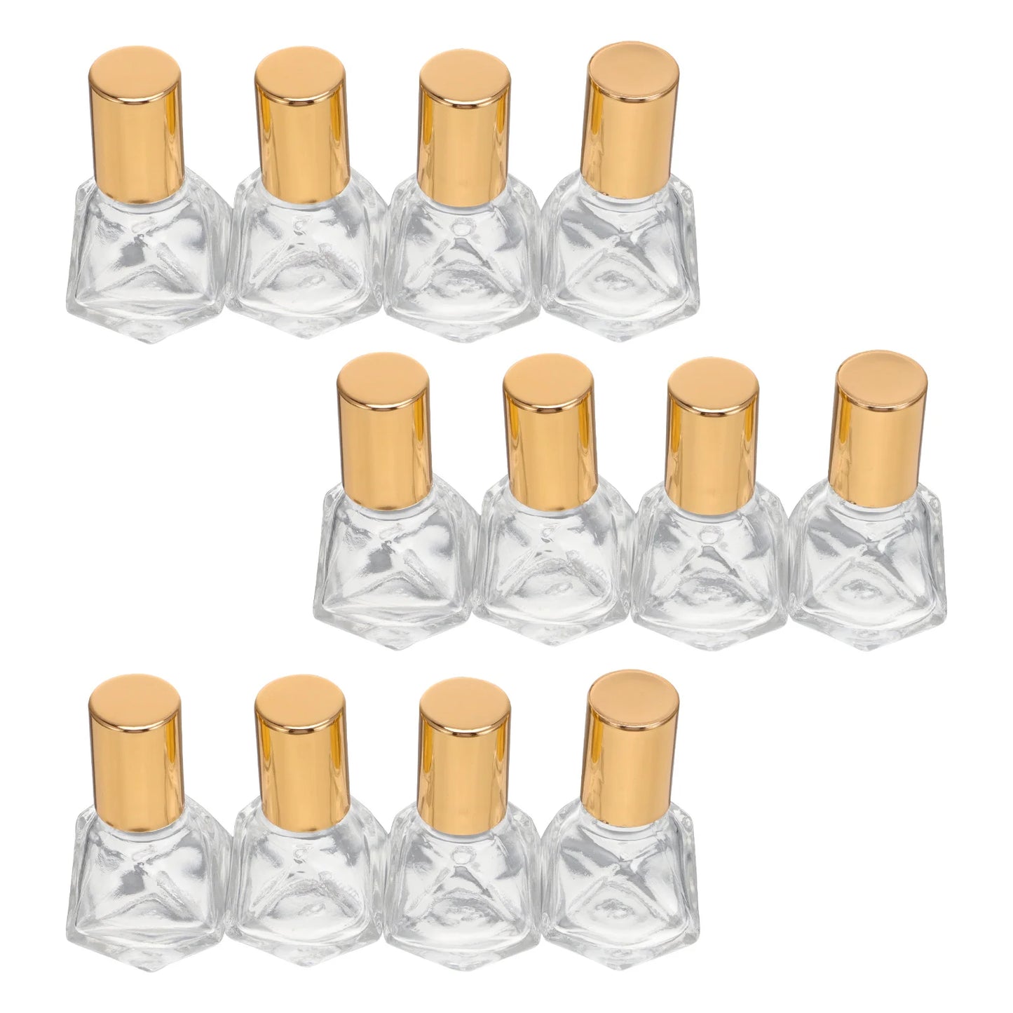 12Pcs 8ml Glass Mini Essential Oil Roller Ball Bottles Leakproof Travel Perfume Subpackaging Roller Bottles Perfume Bottle Kit
