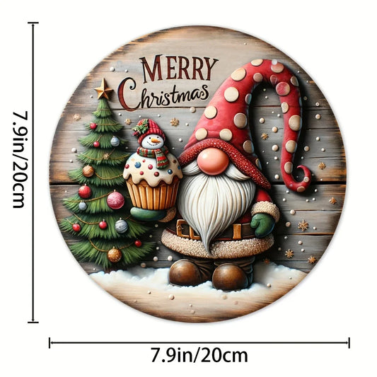 NNEOBA Wooden Merry Christmas Hanging Decoration
