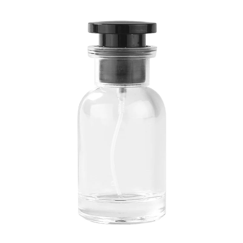 30ML Atomizer Perfume Spray Bottle For Travel Clear Empty Cologne Dispenser Portable Glass Sprayer For Toner Cosmetics