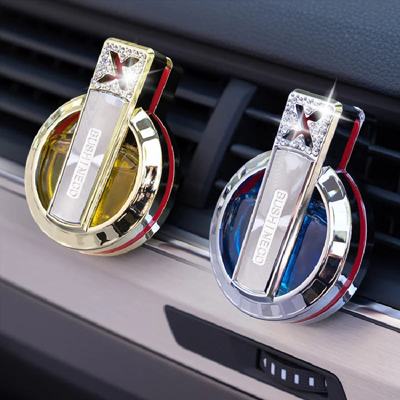 Car air conditioner vent perfume X vent clip car fragrance diamond-encrusted car air freshener car accessories