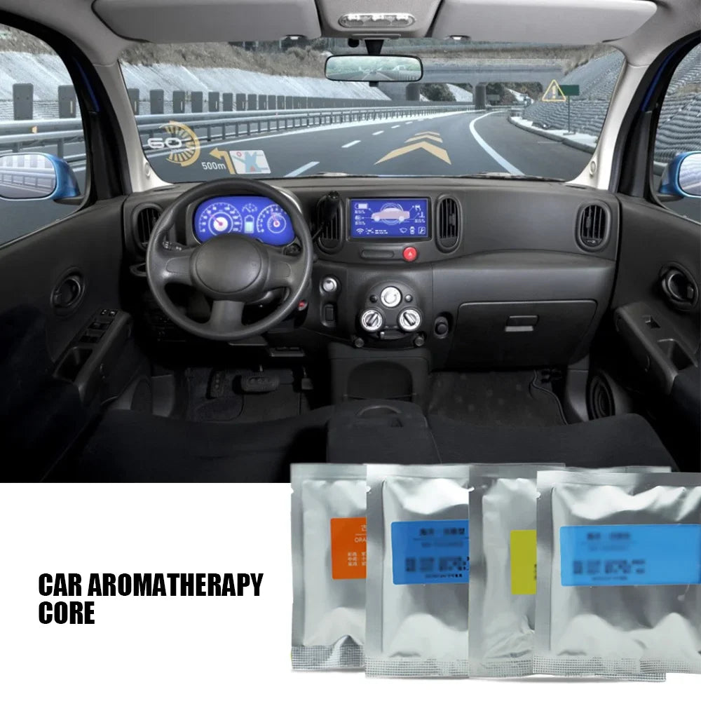 2/4pcs Car Air Freshener Replacement Tablet Air Vent Perfume Car Air freshener Refill Solid Perfume Flavor Fragrances Supplement