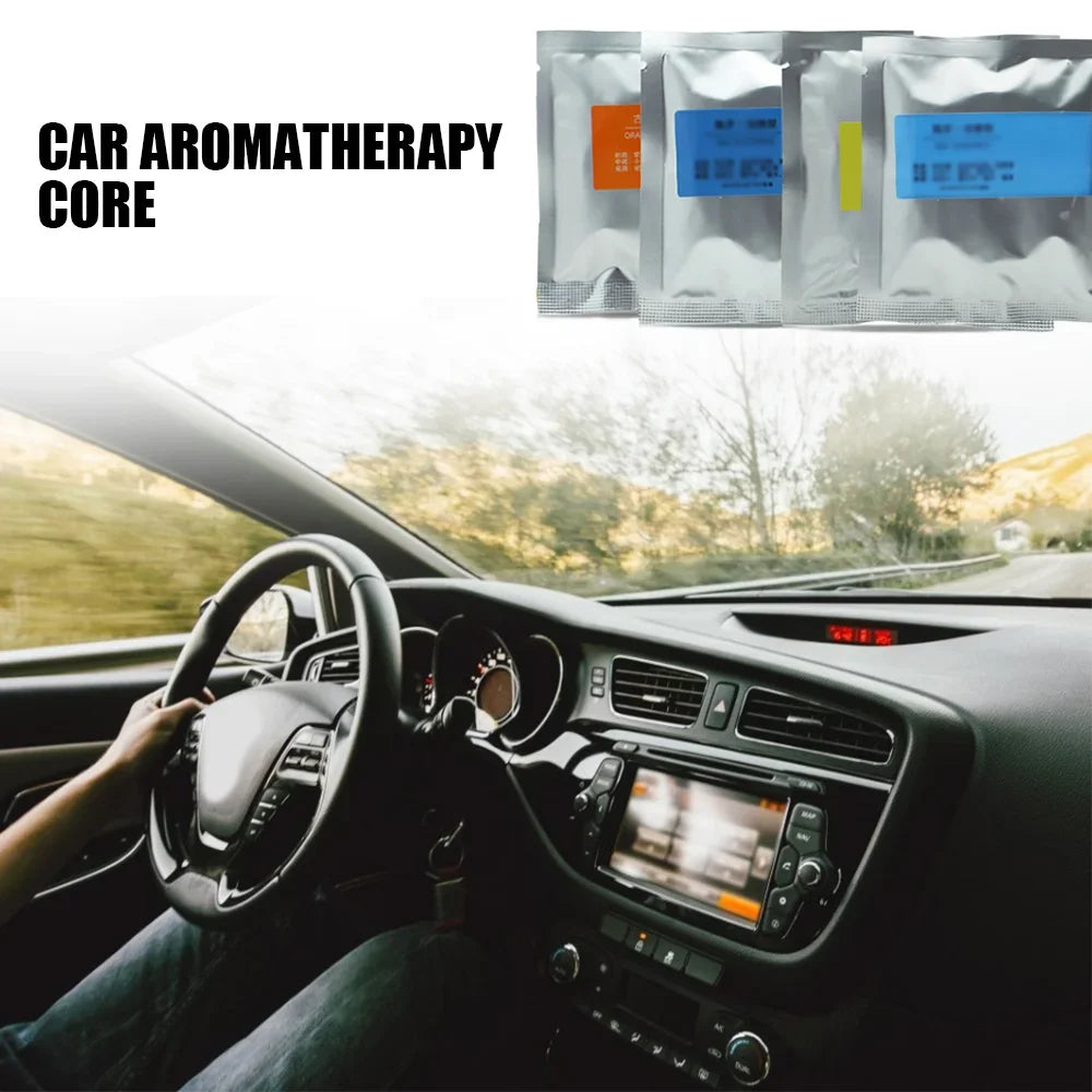 2/4pcs Car Air Freshener Replacement Tablet Air Vent Perfume Car Air freshener Refill Solid Perfume Flavor Fragrances Supplement