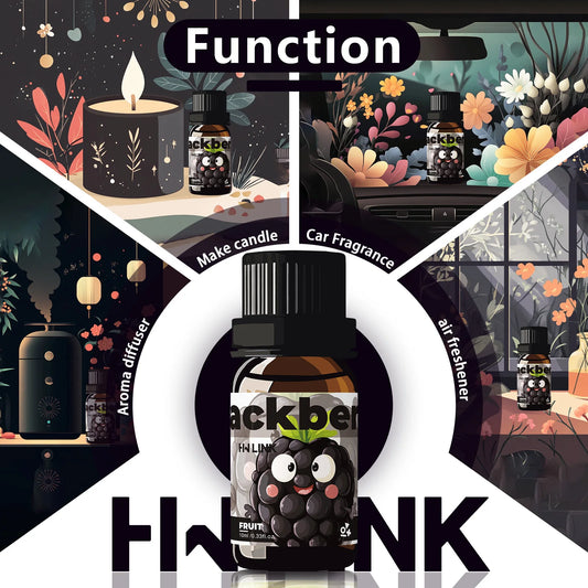 Blackberry Essential Oil Blackberry Perfumes Women 10ml Scented Oil Fragrance Oil For Diffusers, Massage, Candle Making Soap