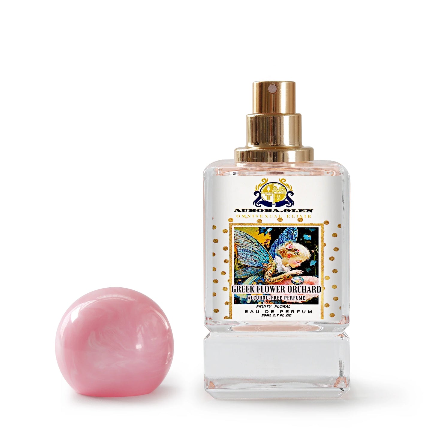 Greek Flower Orchard Alcohol-Free Perfume Women's Floral Fruity Perfume Long Lasting with Jasmine Rose Musk  - Luxury Fragrance
