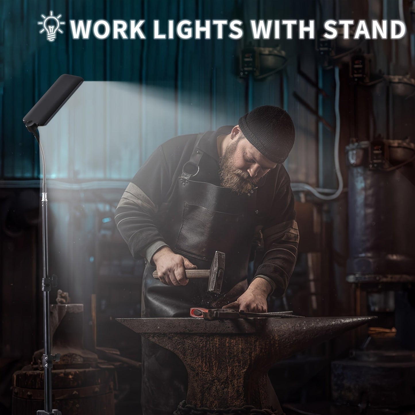 NNETM Portable LED Telescopic Camping Light with Stand