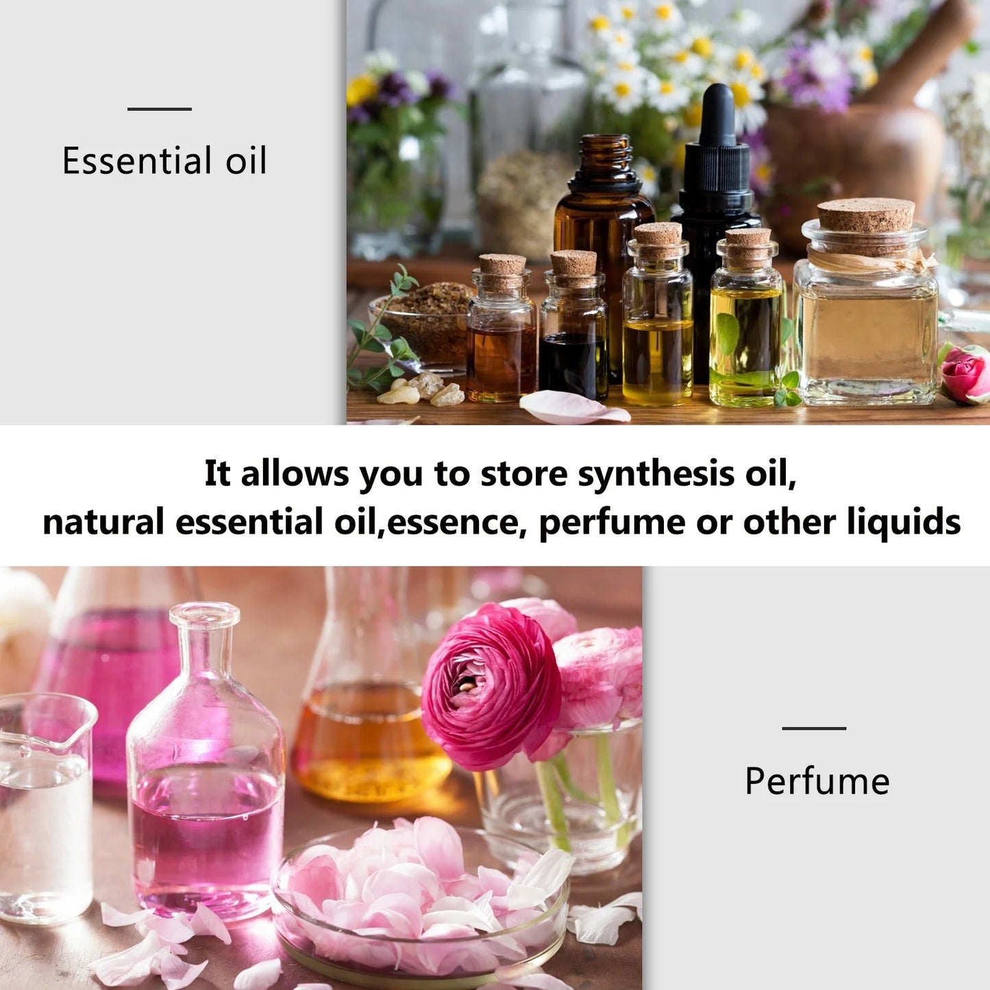 12Pcs 8ml Glass Mini Essential Oil Roller Ball Bottles Leakproof Travel Perfume Subpackaging Roller Bottles Perfume Bottle Kit