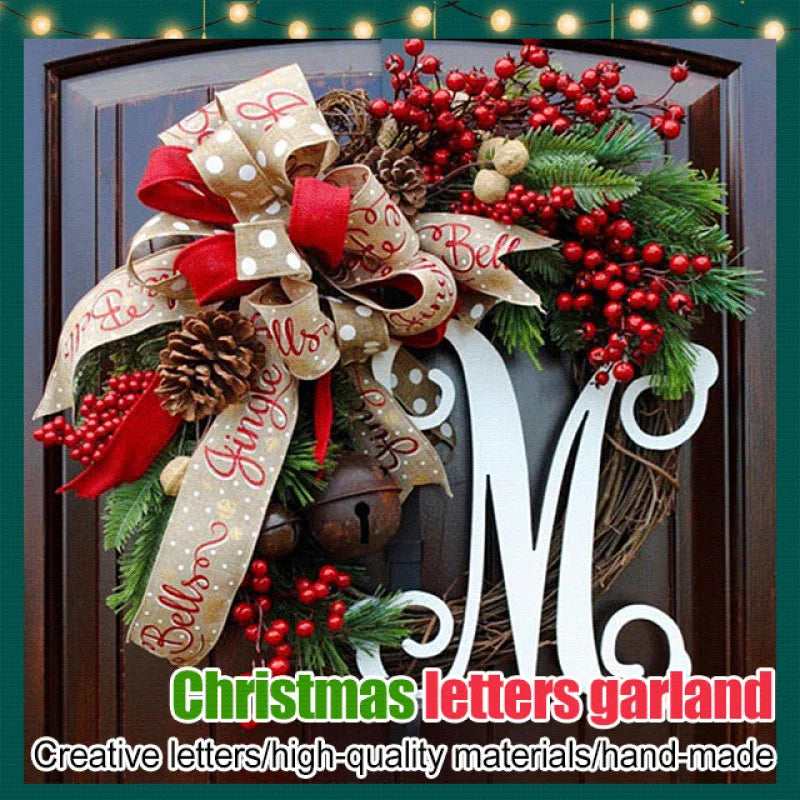 Christmas Wreath Front Door Garland Decoration