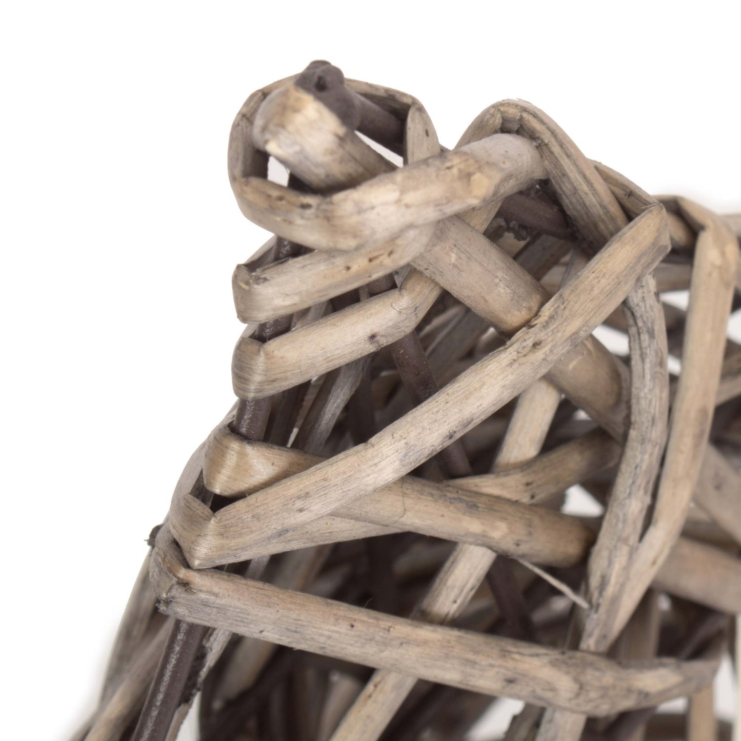 Antique Wash Wicker Christmas Tree Decoration