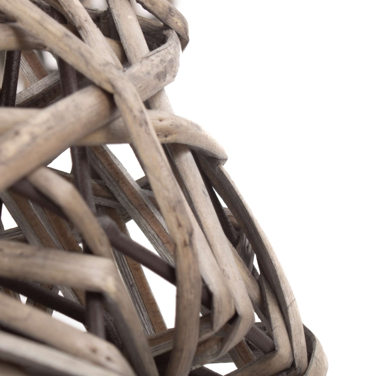 Antique Wash Wicker Christmas Tree Decoration