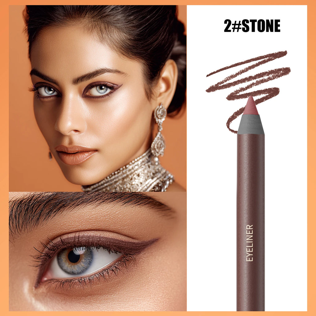 Crayon eyeliner, résistant à l'eau et à la transpiration, longue tenue et sans bavure, avec recharge dure.