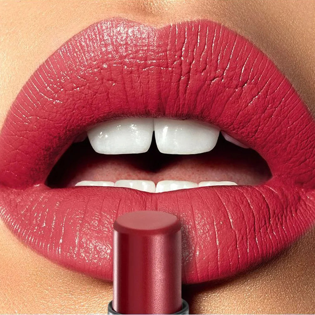 8 Colors Matte Nude Clay Lipstick Vampire Makeup Punk Black Lip Gloss Dark Paint Stick Durable Waterproof Lasting Cosmetics