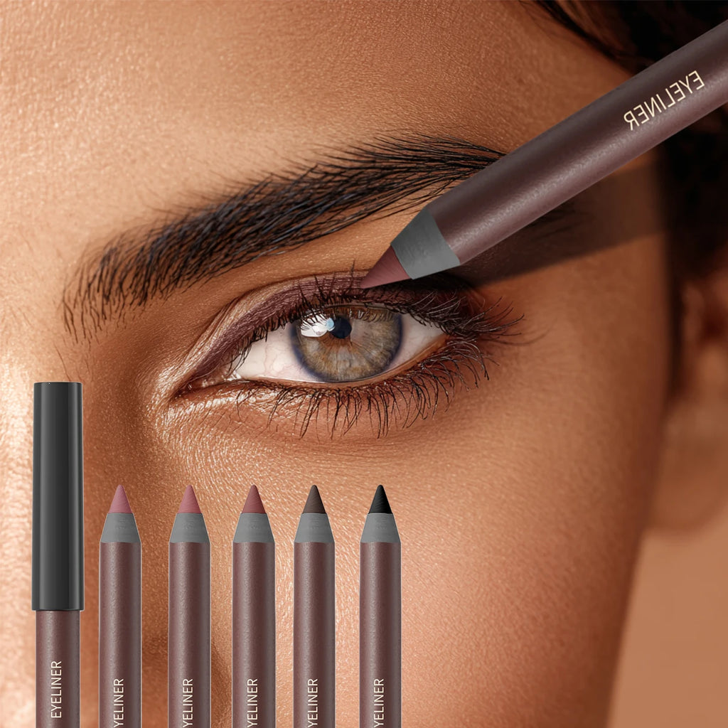 Crayon eyeliner, résistant à l'eau et à la transpiration, longue tenue et sans bavure, avec recharge dure.