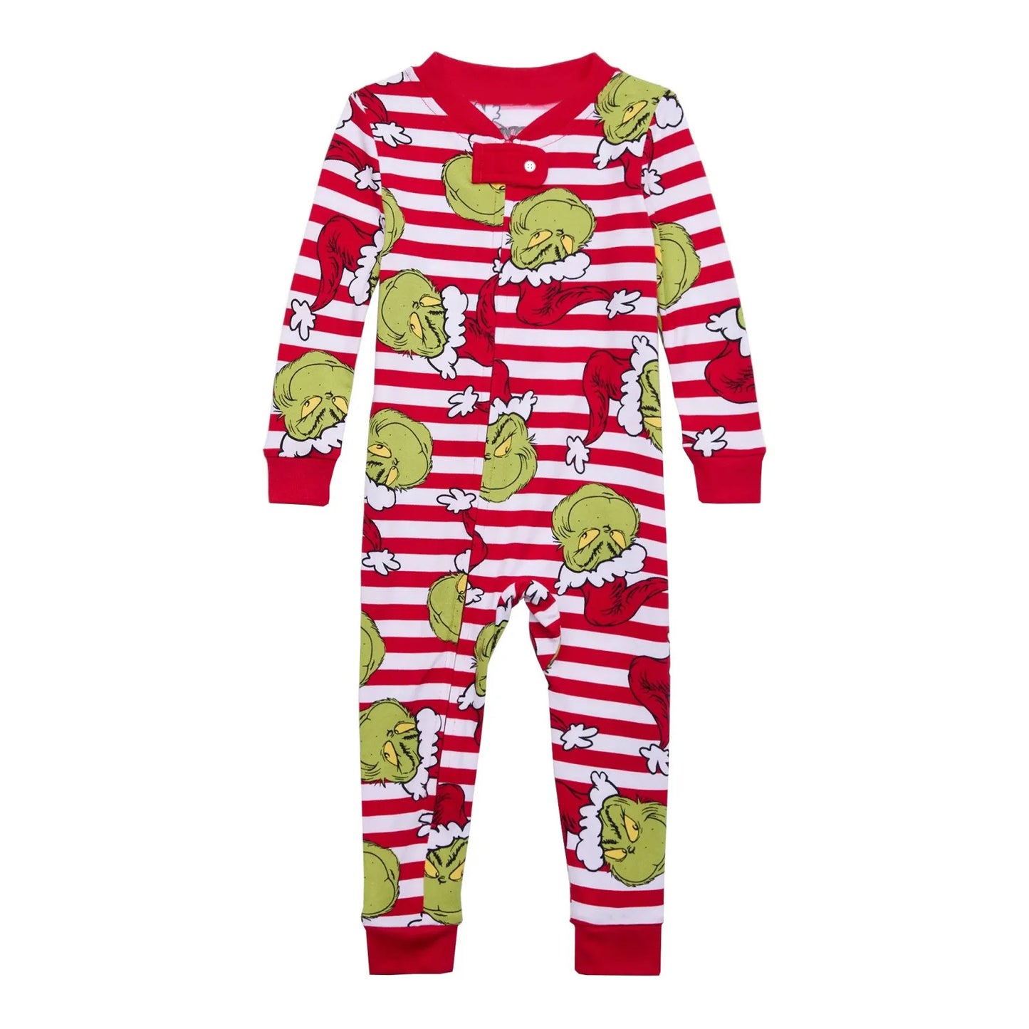 Family Matching Christmas Pjs, Playful Cartoon 2-Piece Pajama Set, Festive And Fun Holiday Sleepwear For The Whole Family