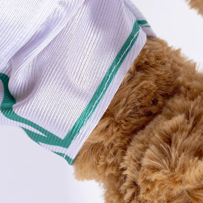 25cm Cute Bear Plush Toy Stuffed Teddy Bear Wear Basketball Star T-shirt Kids Toys Birthday Christmas Gift for Basketball Fans