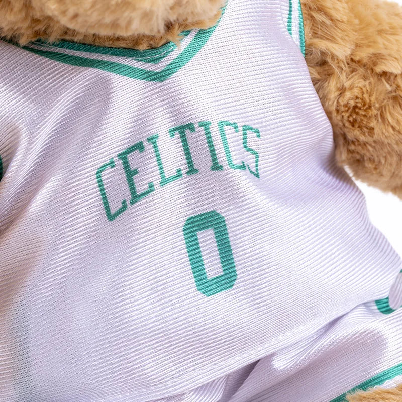 25cm Cute Bear Plush Toy Stuffed Teddy Bear Wear Basketball Star T-shirt Kids Toys Birthday Christmas Gift for Basketball Fans