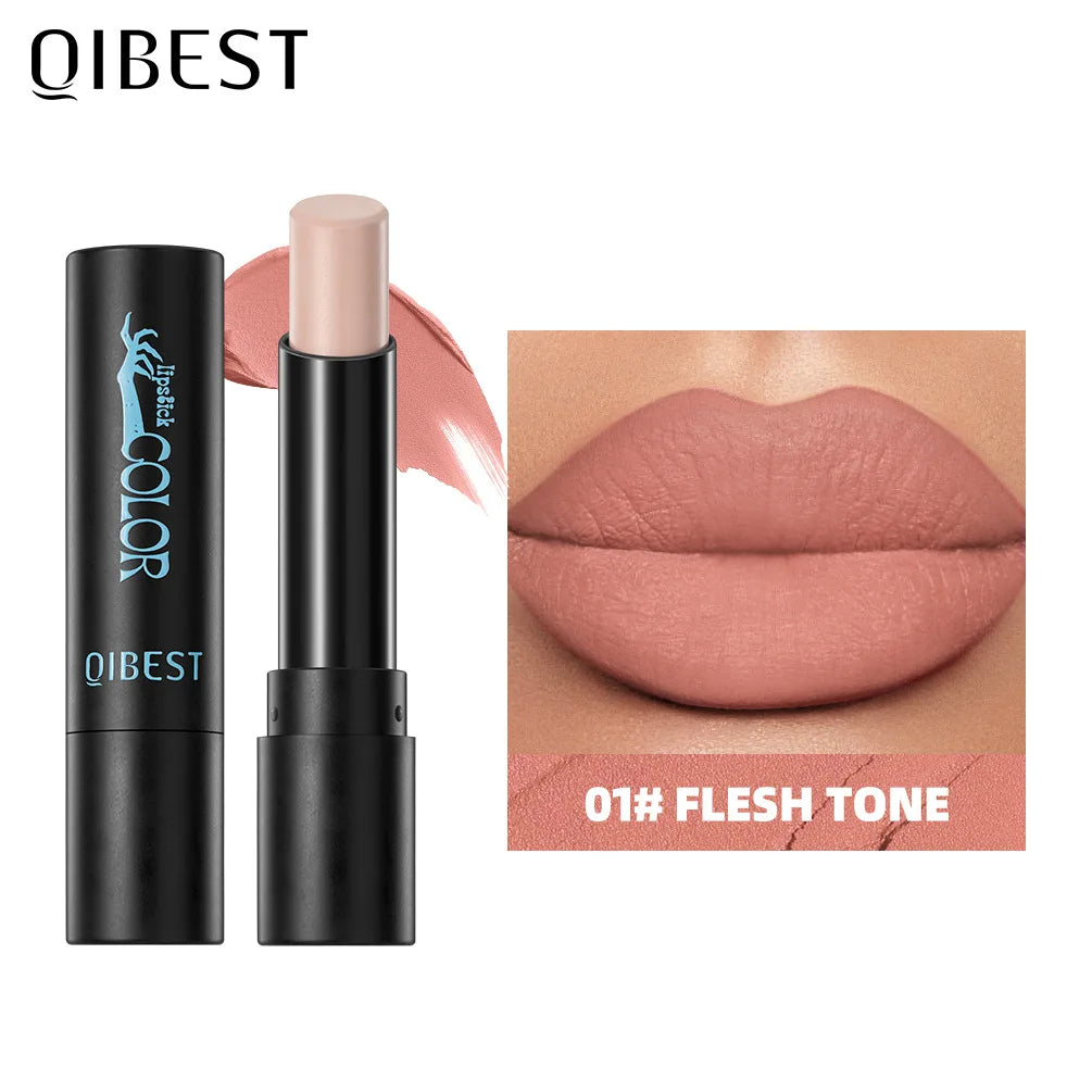 8 Colors Matte Nude Clay Lipstick Vampire Makeup Punk Black Lip Gloss Dark Paint Stick Durable Waterproof Lasting Cosmetics