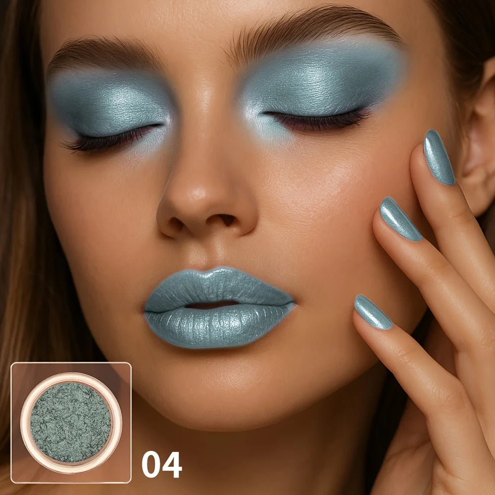 Fard à paupières pailleté - Fard à paupières brillant et ultra-lustré, facile à appliquer, avec un rendu des couleurs exceptionnel, idéal pour les fêtes et festivals.