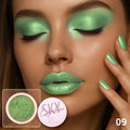 Fard à paupières pailleté - Fard à paupières brillant et ultra-lustré, facile à appliquer, avec un rendu des couleurs exceptionnel, idéal pour les fêtes et festivals.