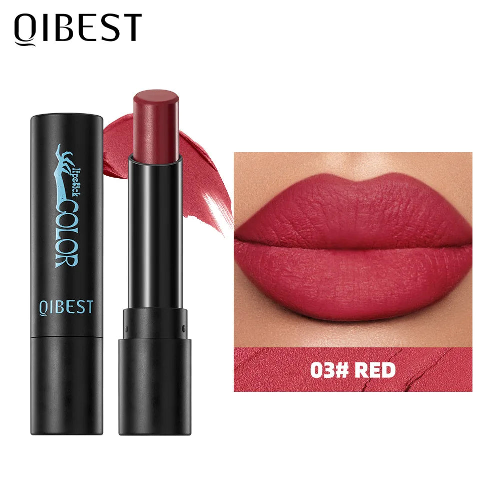 8 Colors Matte Nude Clay Lipstick Vampire Makeup Punk Black Lip Gloss Dark Paint Stick Durable Waterproof Lasting Cosmetics