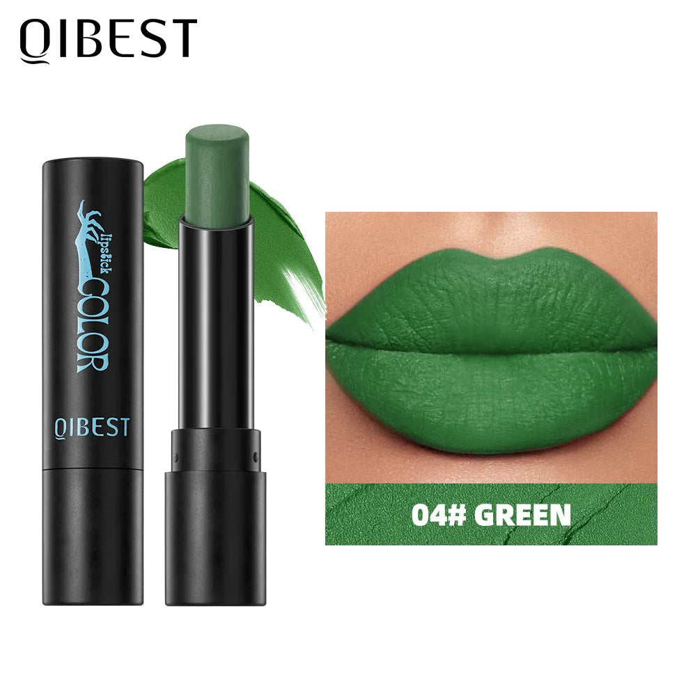 8 Colors Matte Nude Clay Lipstick Vampire Makeup Punk Black Lip Gloss Dark Paint Stick Durable Waterproof Lasting Cosmetics