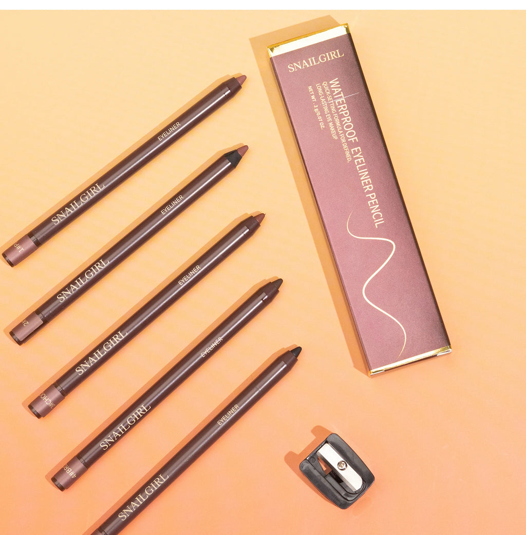Crayon eyeliner, résistant à l'eau et à la transpiration, longue tenue et sans bavure, avec recharge dure.