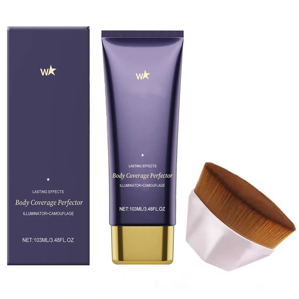 Beauty Body Coverage Perfector–Waterproof Leg & Body Makeup-Concealer For Scars, Spots, Veins, Tattoos and More Blend Cosmetics