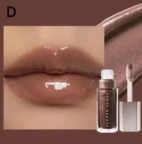 Fenty Beauty Gloss à lèvres soyeux et riche Miel Gloss à lèvres rouge Stardust Poudre compacte pour le contouring Stick illuminateur Diamond Highlighter