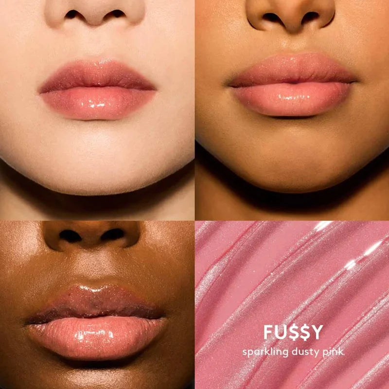Fenty Beauty Gloss à lèvres soyeux et riche Miel Gloss à lèvres rouge Stardust Poudre compacte pour le contouring Stick illuminateur Diamond Highlighter