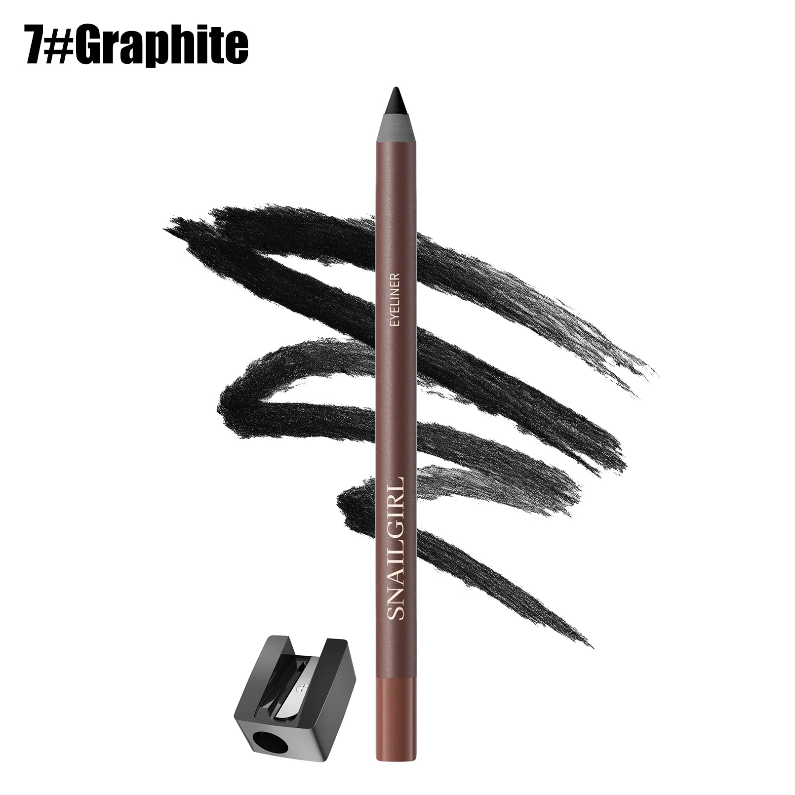 Eyeliner Pen, Waterproof And Sweatproof, Long Lasting Smudge ProofHard Refill Eyebrow Pencil