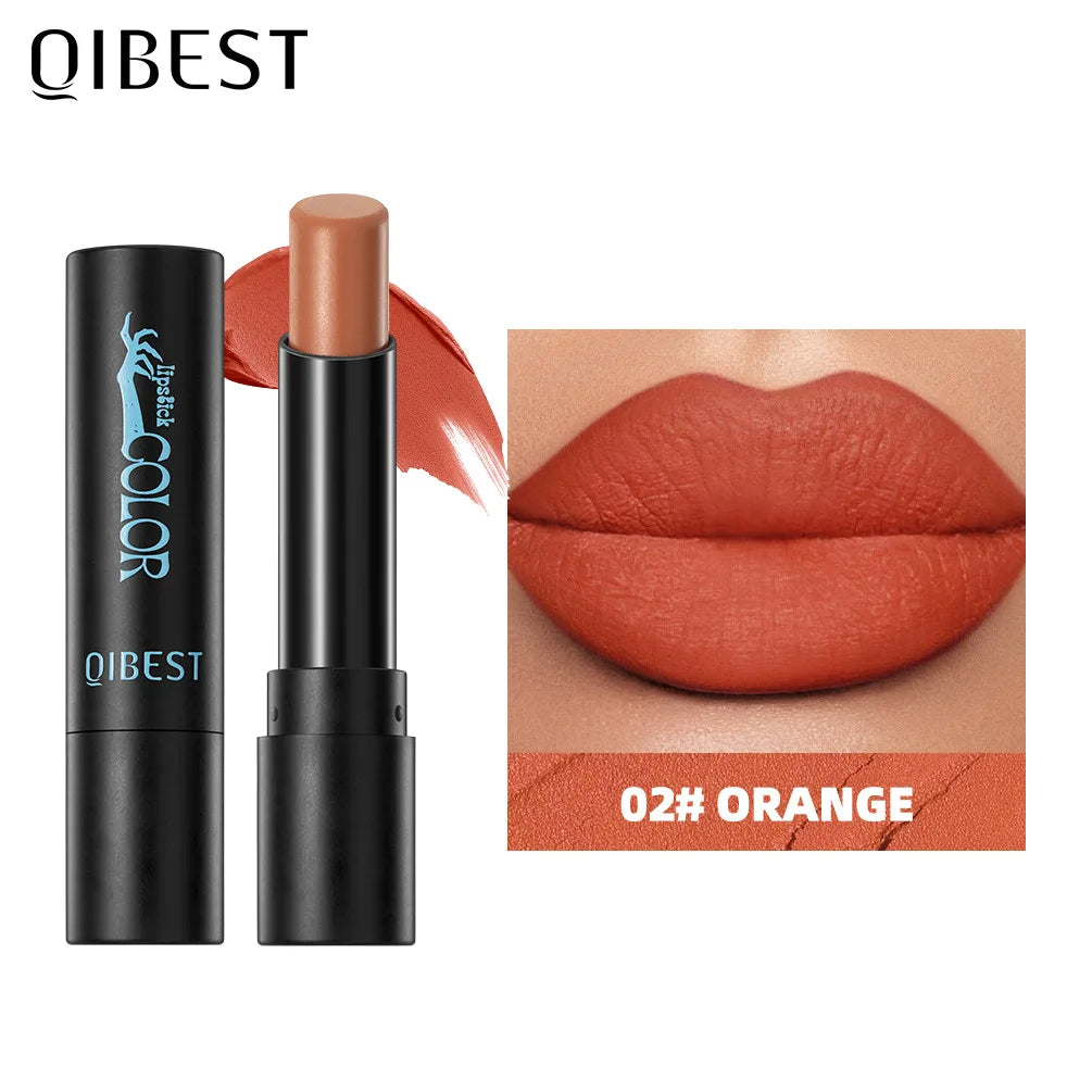 8 Colors Matte Nude Clay Lipstick Vampire Makeup Punk Black Lip Gloss Dark Paint Stick Durable Waterproof Lasting Cosmetics