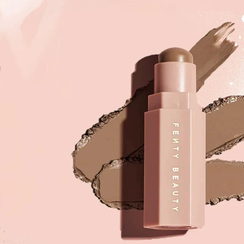 Fenty Beauty Gloss à lèvres soyeux et riche Miel Gloss à lèvres rouge Stardust Poudre compacte pour le contouring Stick illuminateur Diamond Highlighter