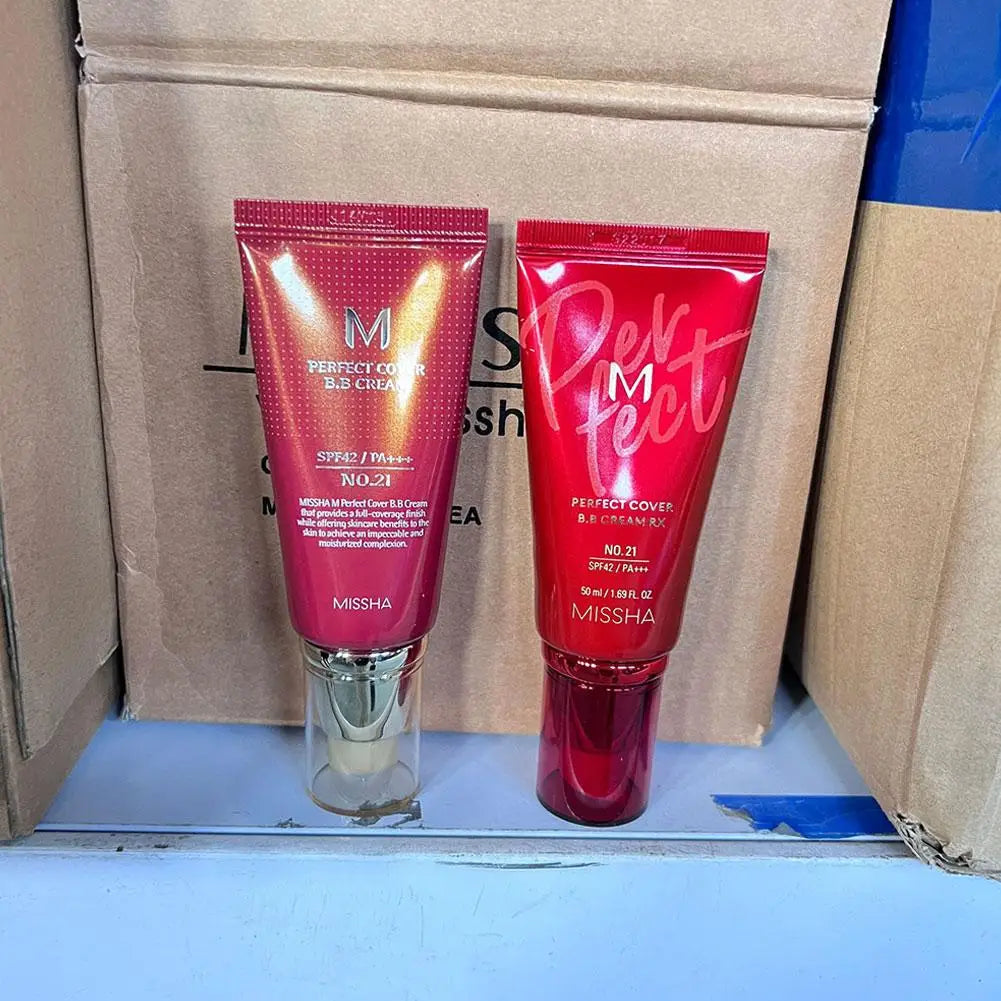 BB Cream Concealer Pores Flawless Liquid Foundation Long-lasting Control-Oil Size 21 23 Non-fake Isolation Concealer Makeups