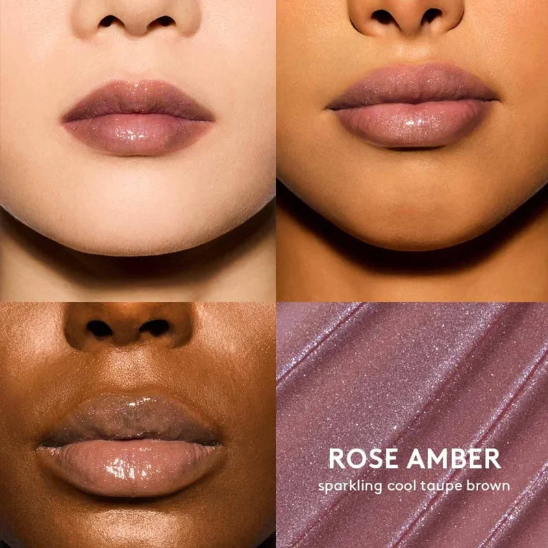 Fenty Beauty Gloss à lèvres soyeux et riche Miel Gloss à lèvres rouge Stardust Poudre compacte pour le contouring Stick illuminateur Diamond Highlighter