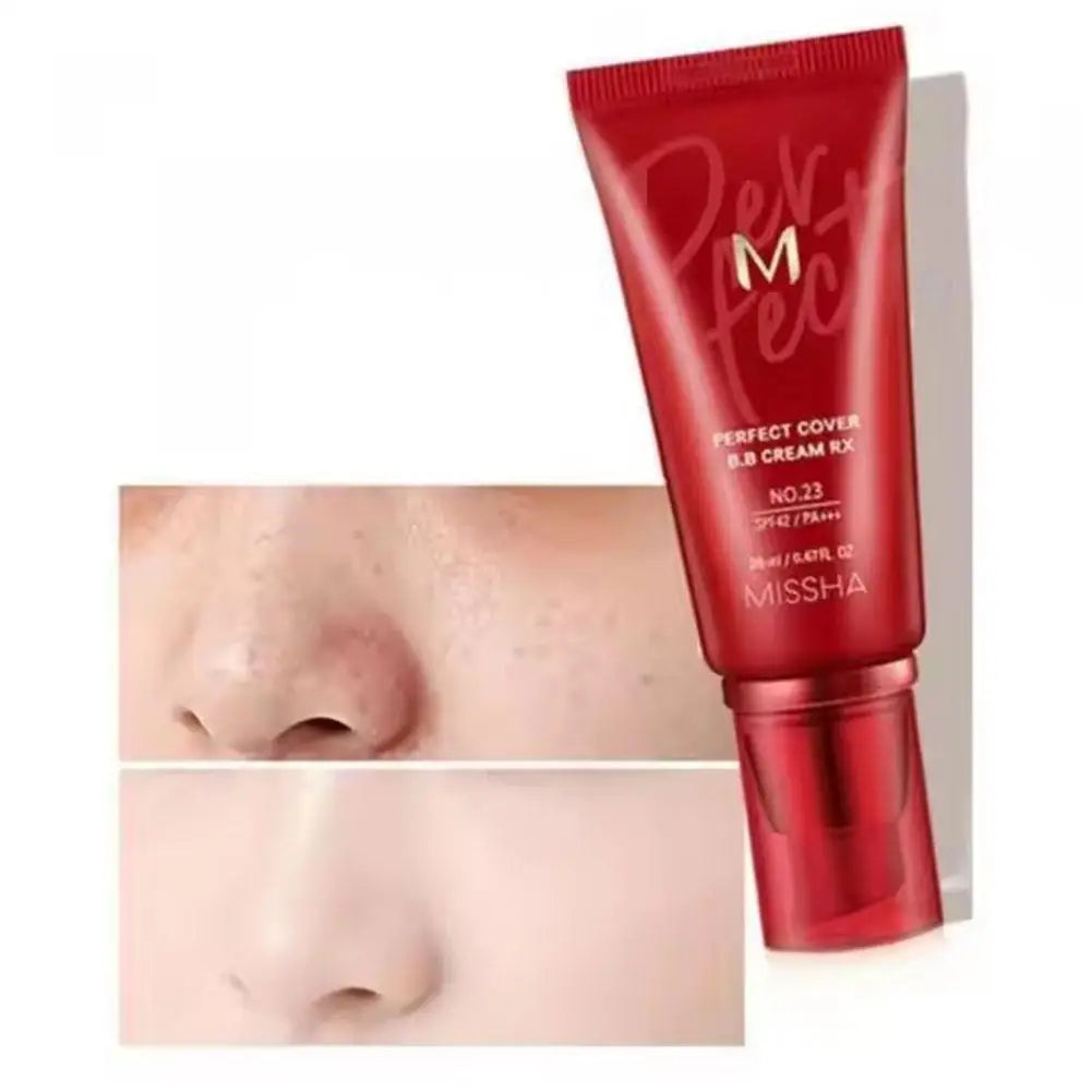 BB Cream Concealer Pores Flawless Liquid Foundation Long-lasting Control-Oil Size 21 23 Non-fake Isolation Concealer Makeups