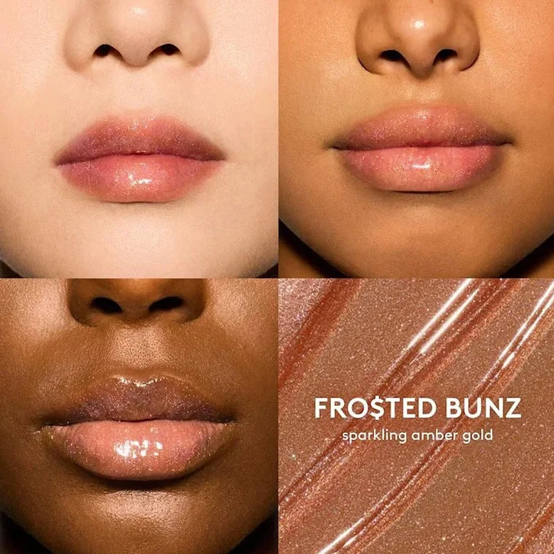 Fenty Beauty Gloss à lèvres soyeux et riche Miel Gloss à lèvres rouge Stardust Poudre compacte pour le contouring Stick illuminateur Diamond Highlighter
