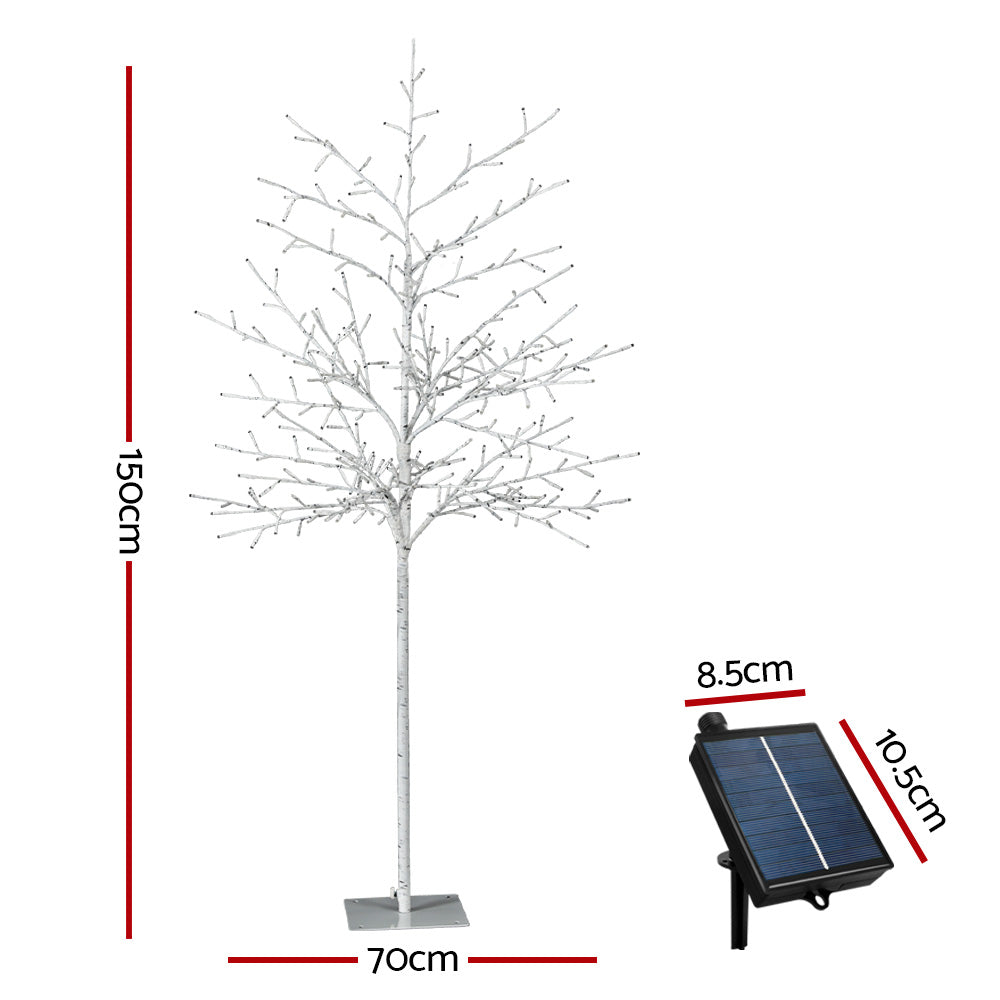 NNEDSZ 1.5M Christmas Tree 304 LED Solar Jingle Jollys