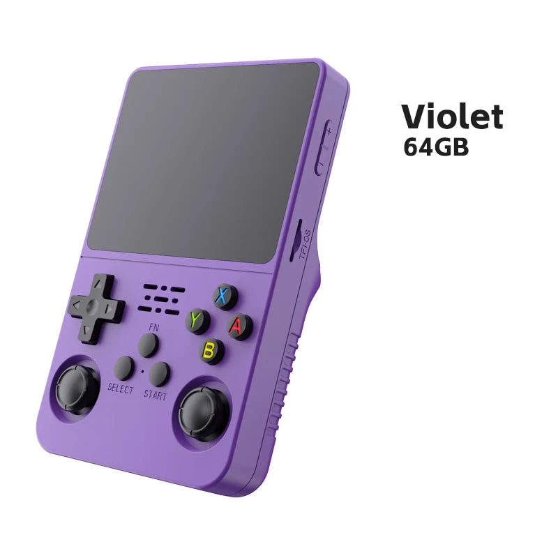 BOYHOM R36S Retro Handheld Video Game Console Linux System 3.5 Inch IPS Screen R35s Pro Portable Pocket Video Player 64GB Games