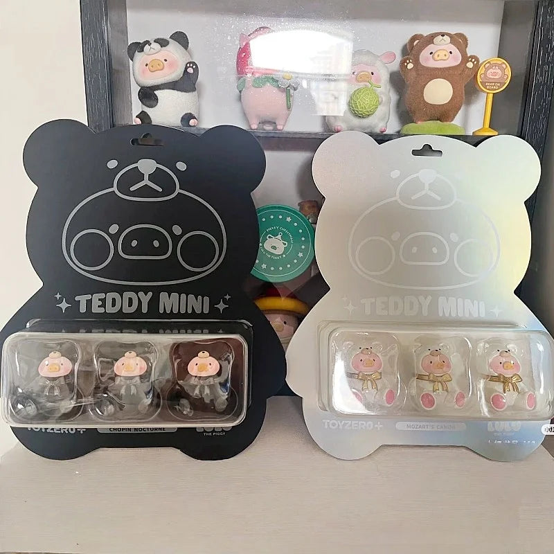 Lulu Pig Chopin Nocturnes Mozart Teddy Mini Blind Box Car Desktop Decor Pendant Cute Pig Birthday Gift For All Ages Lovely Toys