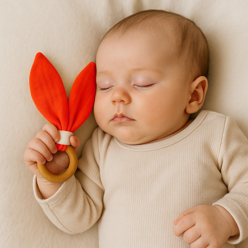 anneau de dentition orange made in france papate