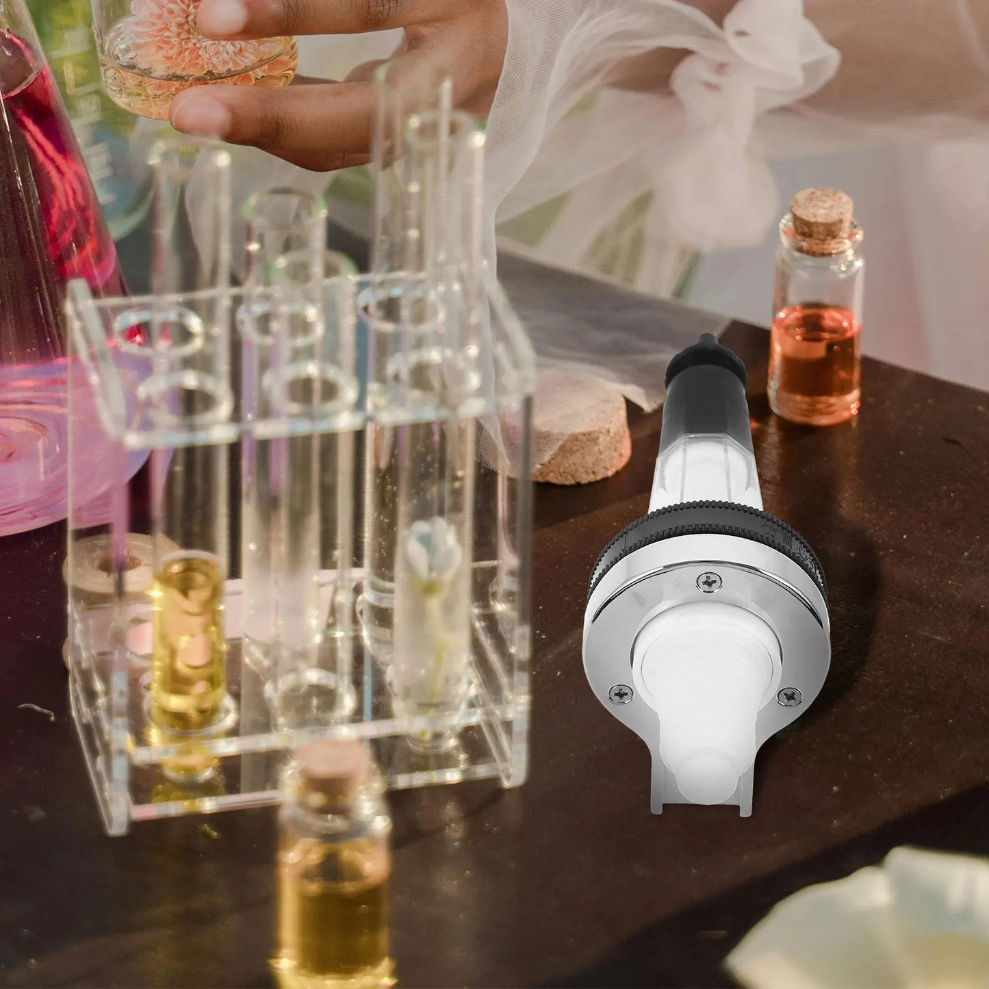 Perfume Pump Head Accessories Refillable Dispensers Plastic Durable Travel Bulk Bar Supply Filling Tool Display