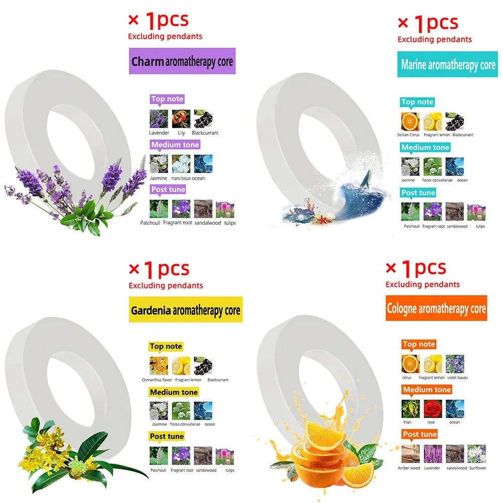 2/4pcs Car Air Freshener Replacement Tablet Air Vent Perfume Car Air freshener Refill Solid Perfume Flavor Fragrances Supplement