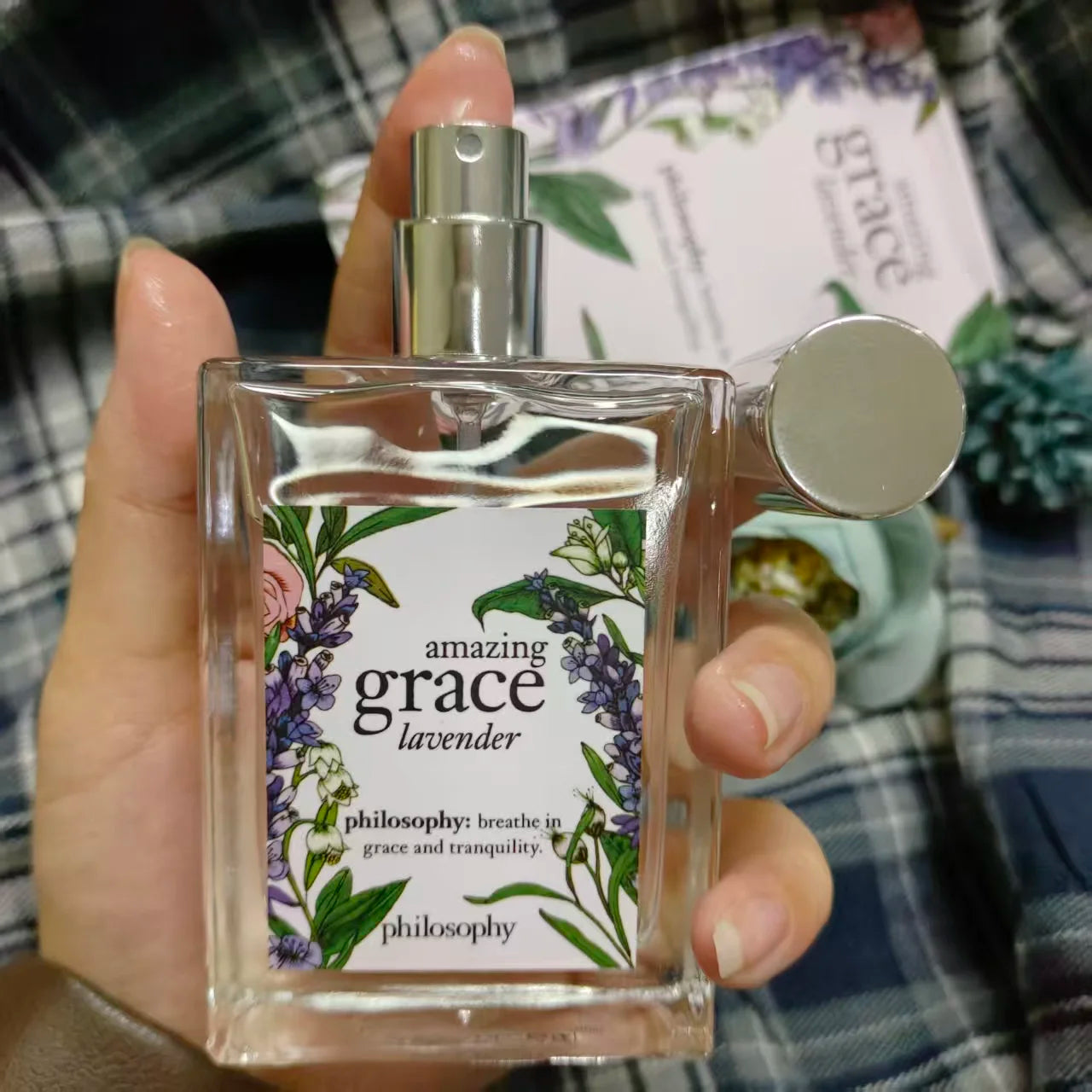 Amazing Grace Women's Eau de Toilette - Long-Lasting Floral Perfume with Bergamot, Muguet (Lilac) & Musk - Everyday & Special O