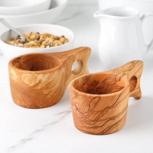 Handmade Olive Wood Kuksa Cup