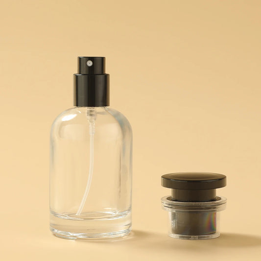 30ML Atomizer Perfume Spray Bottle For Travel Clear Empty Cologne Dispenser Portable Glass Sprayer For Toner Cosmetics