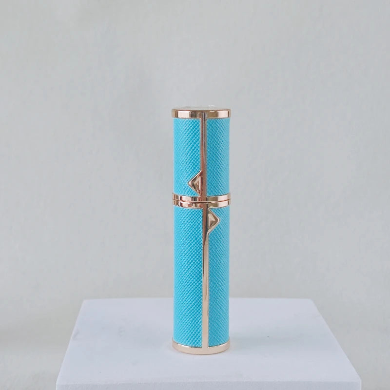 5ml Leather Perfume Bottle Refillable Perfume Atomizer for Travel Spray Bottle with Ultral Fine Fragrance Container Empty Mini